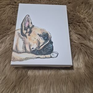 French Bulldog Canvas Art Painting